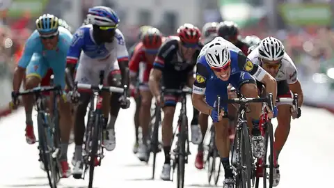 Final de la quinta etapa de la Vuelta a España Final de la quinta etapa de la Vuelta a España