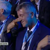 Gil Marín, incrédulo cuando le ha tocado el Bayern Gil Marín, incrédulo cuando le ha tocado el Bayern