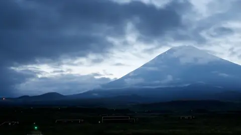 Monte Fuji (25-08-2016) Imagen del monte Fuji a la hora de caer la noche.