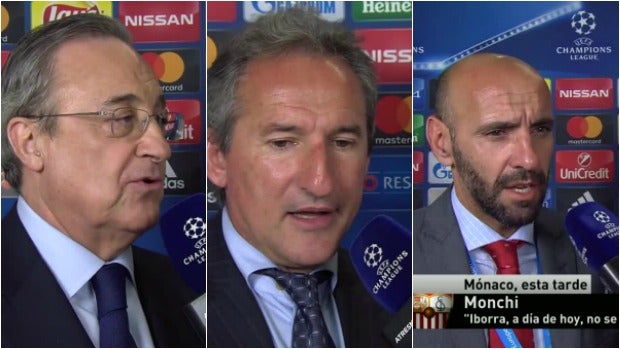 Florentino Pérez, Begiristain, Monchi... las reacciones tras el sorteo de Champions Florentino Pérez, Begiristain, Monchi... las reacciones tras el sorteo de Champions