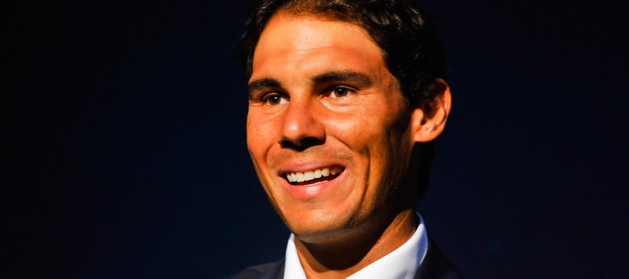 Rafa Nadal, sonriente Rafa Nadal, sonriente