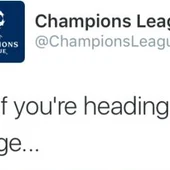 El tuit de la Champions para 'felicitar al M'Gladbach El tuit de la Champions para 'felicitar al M'Gladbach