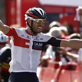 Van Genechten, ciclista del IAM Van Genechten, ciclista del IAM
