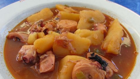 Guiso marinero de pulpo