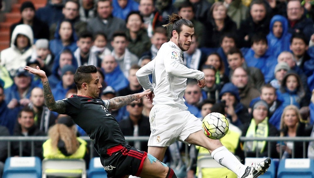 Gareth Bale en la goleada del Madrid ante el Celta (7-1)