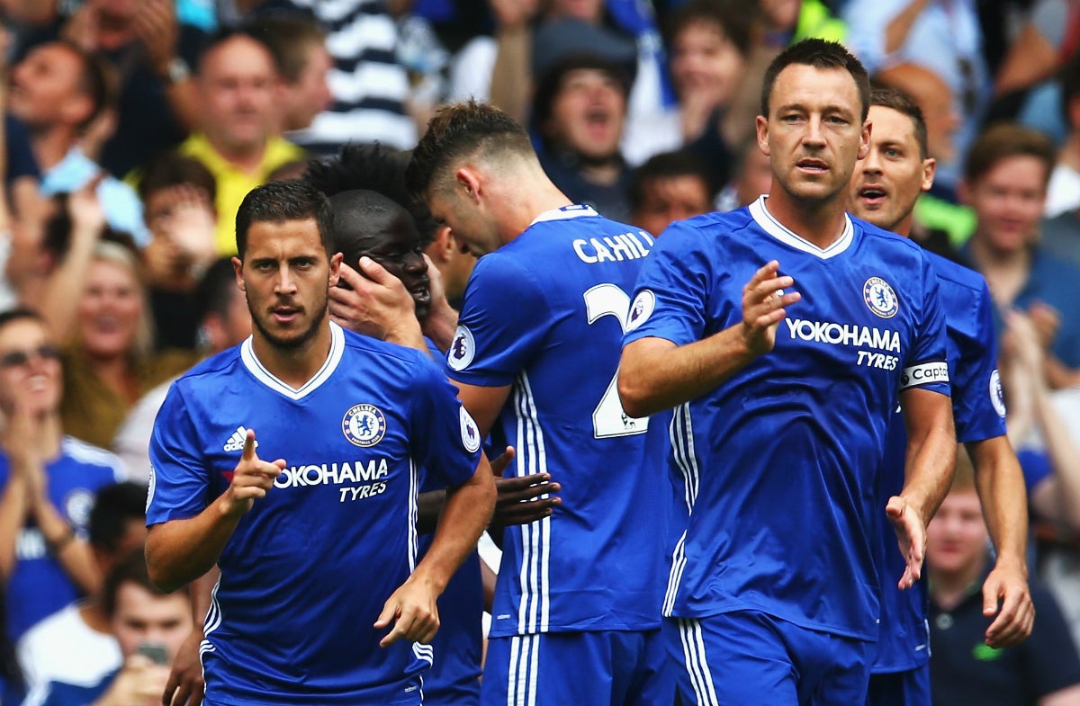 Hazard dirige la goleada del Chelsea al Burnley en Stamford Bridge Hazard dirige la goleada del Chelsea al Burnley en Stamford Bridge