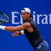 Nadal se entrena para el US Open