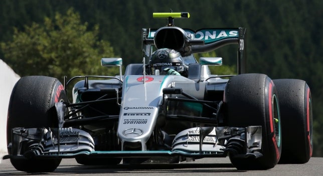 Rosberg gana el GP de Bélgica con Alonso séptimo y con Sainz K.O. Rosberg gana el GP de Bélgica con Alonso séptimo y con Sainz K.O.