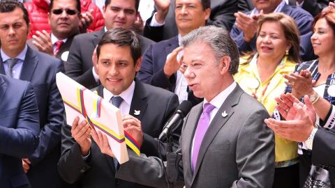Juan Manuel Santos, presidente de Colombia.