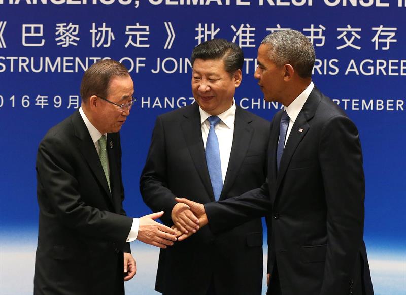 Obama insta a China a "acatar" las normas dictadas por la Convención de las Naciones Unidas sobre el Derecho del Mar Obama insta a China a "acatar" las normas dictadas por la Convención de las Naciones Unidas sobre el Derecho del Mar