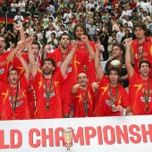 La selección española de baloncesto, campeona del mundo en 2006