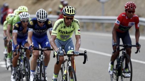 Contador y Quintana lideraron el grupo de escapados de la 15&ordf; etapa en la Vuelta