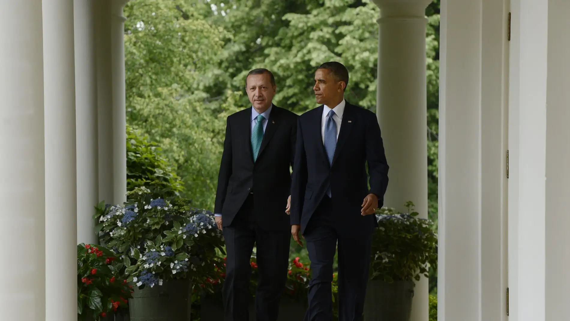 Obama junto a Erdogan