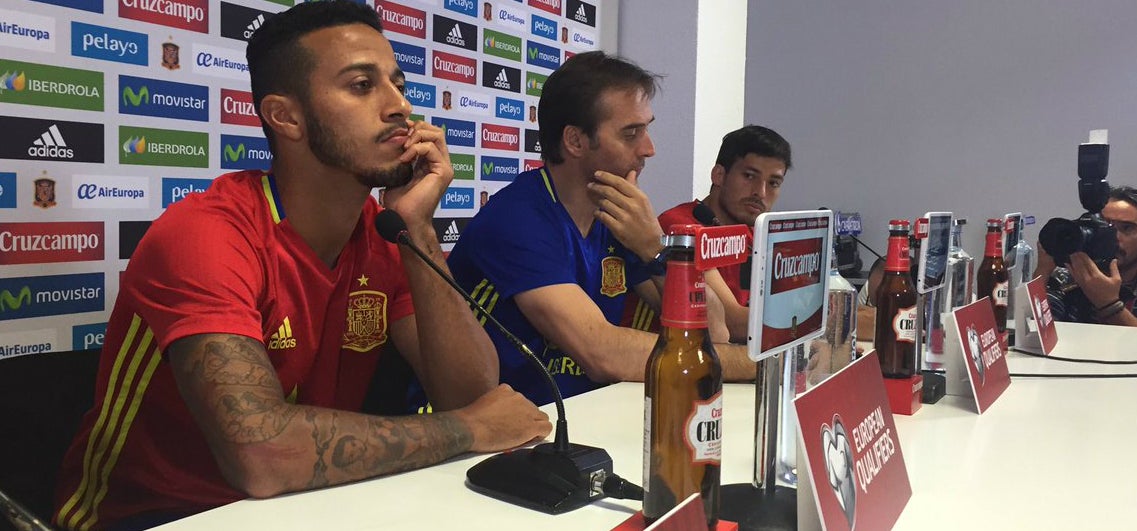 Thiago: "Estar con España es un motivo de orgullo y de alegría" Thiago: "Estar con España es un motivo de orgullo y de alegría"