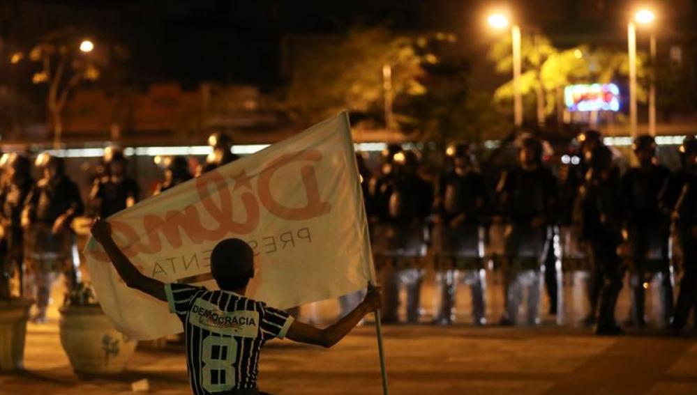 Manifestación contra Michel Temer en Brasil