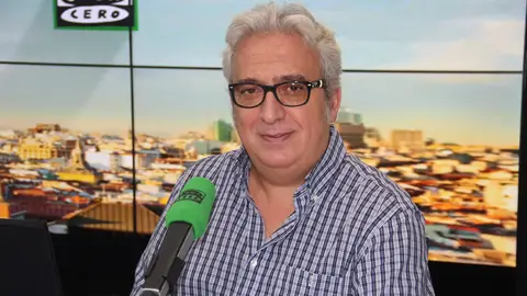 Leo Harlem en los estudios de Onda Cero Leo Harlem en los estudios de Onda Cero