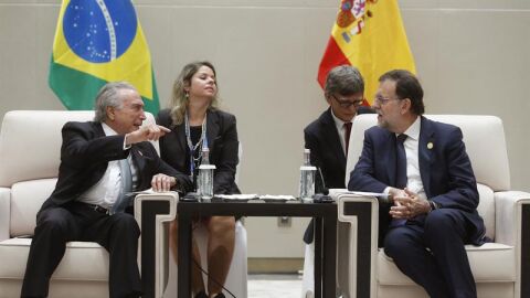 Rajoy y Temer en Hangzhou