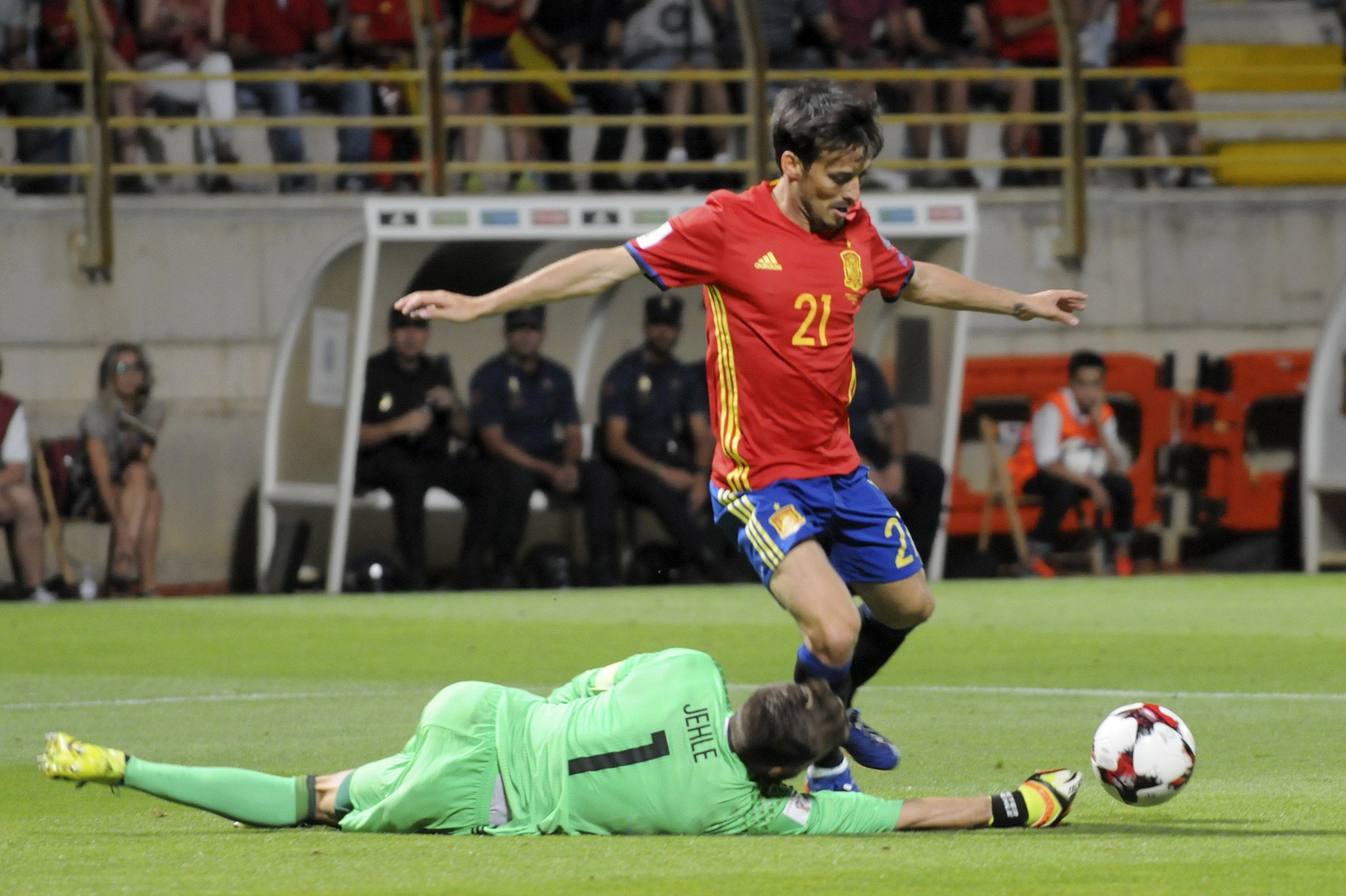 David Silva marca el gol 1.300 de la selección española David Silva marca el gol 1.300 de la selección española