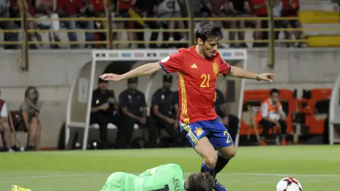David Silva, centrocampista de la Selección española David Silva, centrocampista de la Selección española