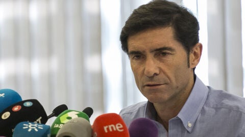 Marcelino en rueda de prensa