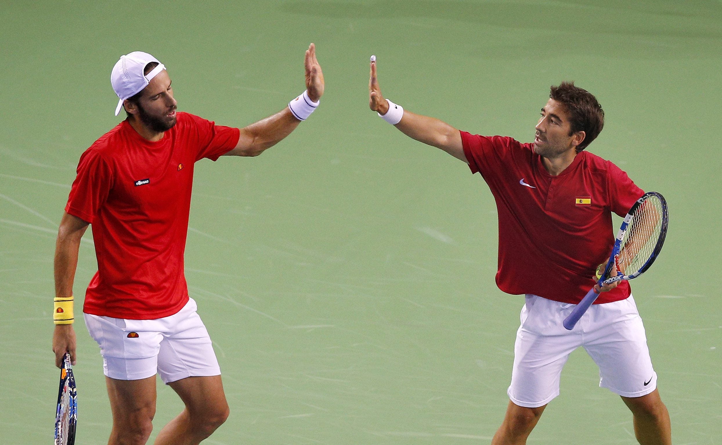 Feliciano López y Marc López, semifinalistas en dobles tras derrotar a los hermanos Bryan Feliciano López y Marc López, semifinalistas en dobles tras derrotar a los hermanos Bryan
