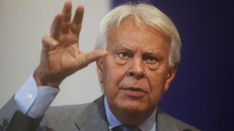 Felipe Gonz&aacute;lez en Chile
