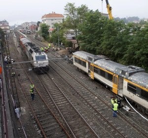 Accidente de tren en O Porriño, Pontevedra Accidente de tren en O Porriño, Pontevedra
