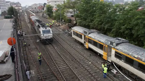 Accidente de tren en O Porriño, Pontevedra Accidente de tren en O Porriño, Pontevedra