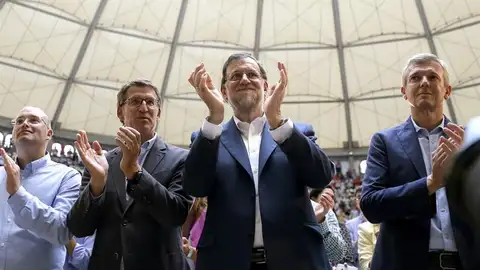 Mariano Rajoy junto a Alberto Núñez Feijóo en Galicia Mariano Rajoy junto a Alberto Núñez Feijóo en Galicia