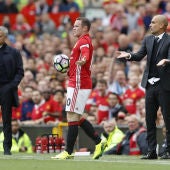 Pique entre Guardiola y Rooney