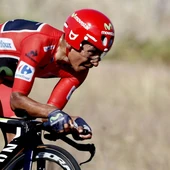 Quintana, con el maillot rojo Quintana, con el maillot rojo