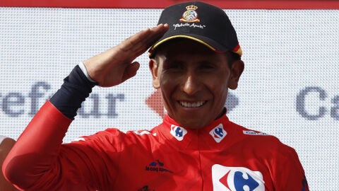 Quintana luce el rojo en la Vuelta