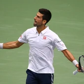 Novak Djokovic celebra una victoria en el US Open Novak Djokovic celebra una victoria en el US Open