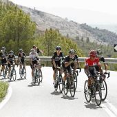 El pelotón durante la Vuelta Ciclista a España 