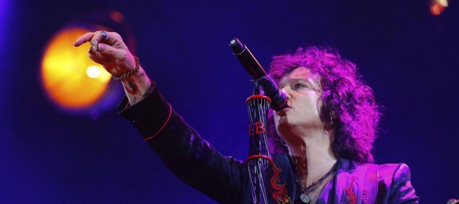 El cantante Enrique Bunbury durante el concierto de la sexta edición del DCODE El cantante Enrique Bunbury durante el concierto de la sexta edición del DCODE
