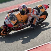 Dani Pedrosa rueda en San Marino Dani Pedrosa rueda en San Marino