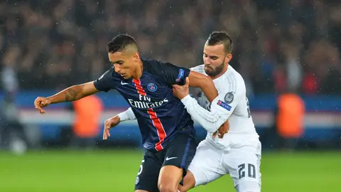 Jesé contra el PSG en su etapa en el Madrid. Jesé contra el PSG en su etapa en el Madrid.