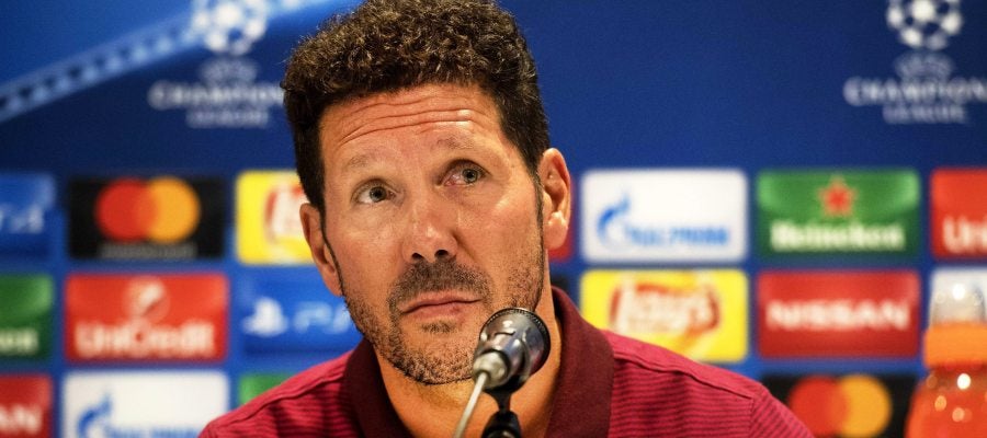 Simeone, en rueda de prensa Simeone, en rueda de prensa