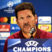 Simeone, en rueda de prensa Simeone, en rueda de prensa