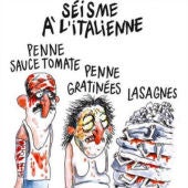 Viñeta de Charlie Hebdo sobre el terremoto en Amatrice