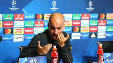 Pep Guardiola, en rueda de prensa
