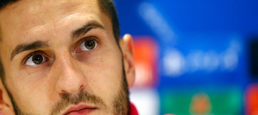 Koke, en rueda de prensa Koke, en rueda de prensa