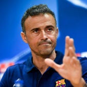 Luis Enrique en rueda de prensa