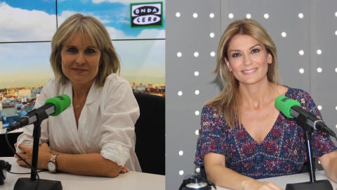Mar&iacute;a Rey y Sandra Golpe en el estudio de Onda Cero 