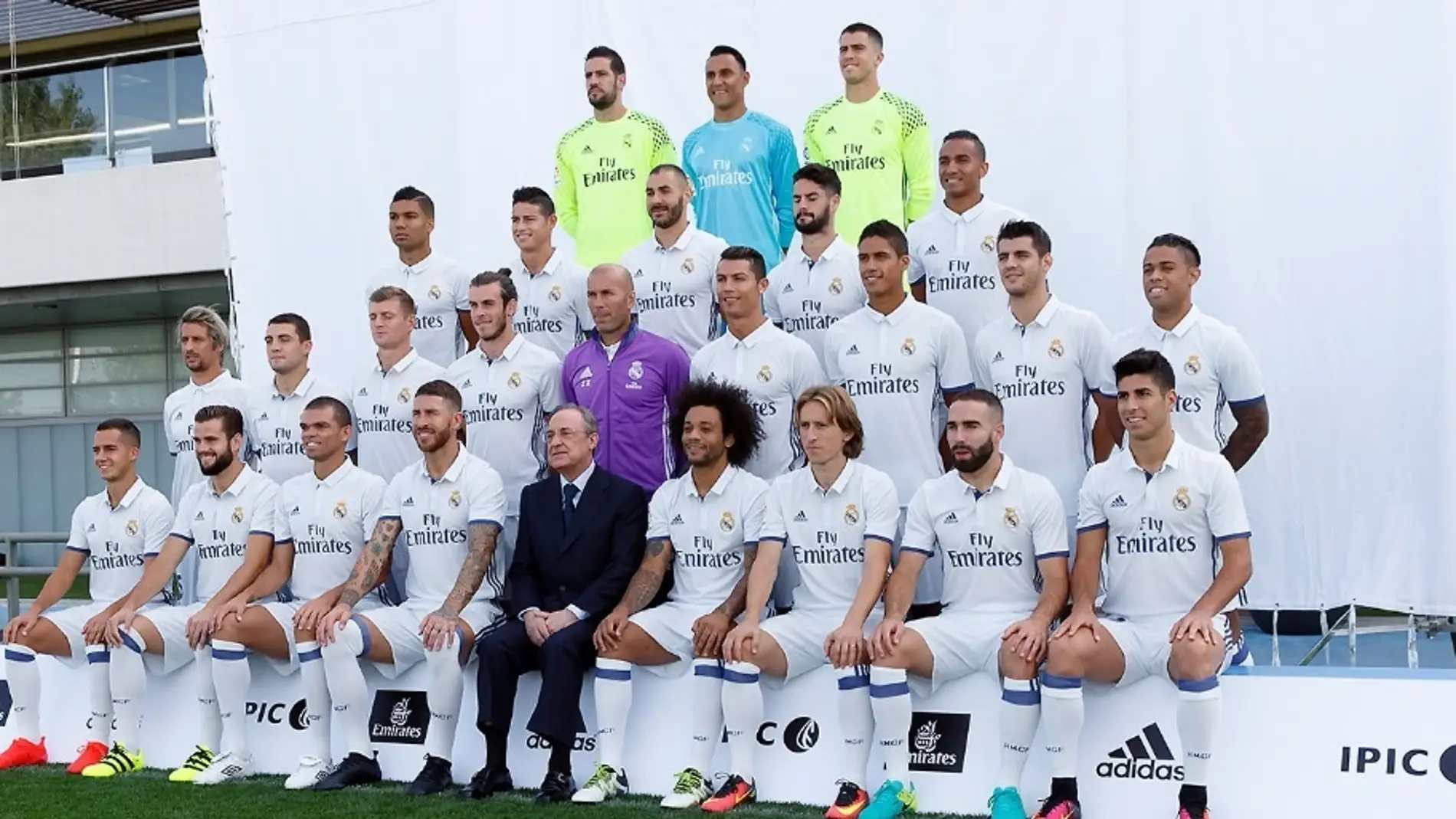 Foto de temporada 2016-17 del Real Madrid
