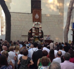 Vila-real es rendix als peus de la seua patrona en la tornà a l'ermitori Vila-real es rendix als peus de la seua patrona en la tornà a l'ermitori