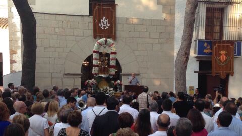 Imatge dels ciutadans de Vila-real durant l'acte de la torn&agrave;