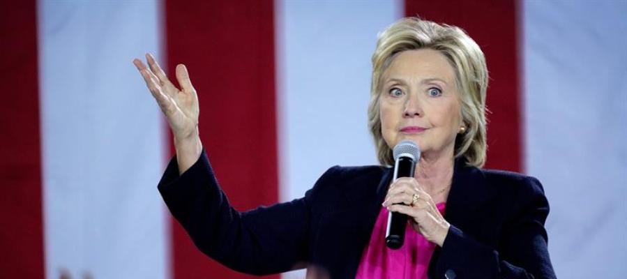 La candidata a la presidencia de EEUU por el partido Demócrata Hillary Clinton La candidata a la presidencia de EEUU por el partido Demócrata Hillary Clinton