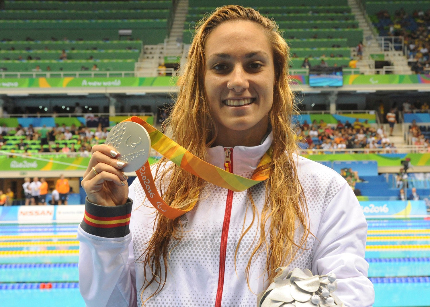 Sarai Gascón, medalla de plata en los 100 mariposa S9 Sarai Gascón, medalla de plata en los 100 mariposa S9