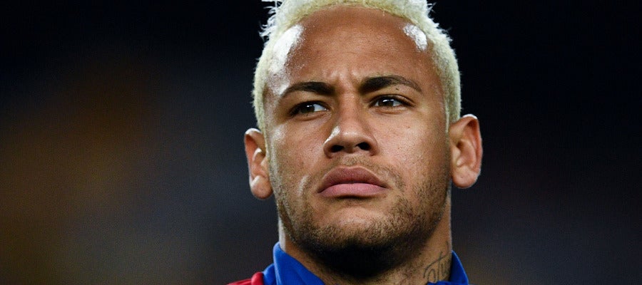 Neymar Jr en el partido contra el Celtic Neymar Jr en el partido contra el Celtic